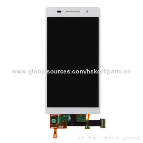 Mobile phone LCD touch screen for Huawei ascend p6, white color available